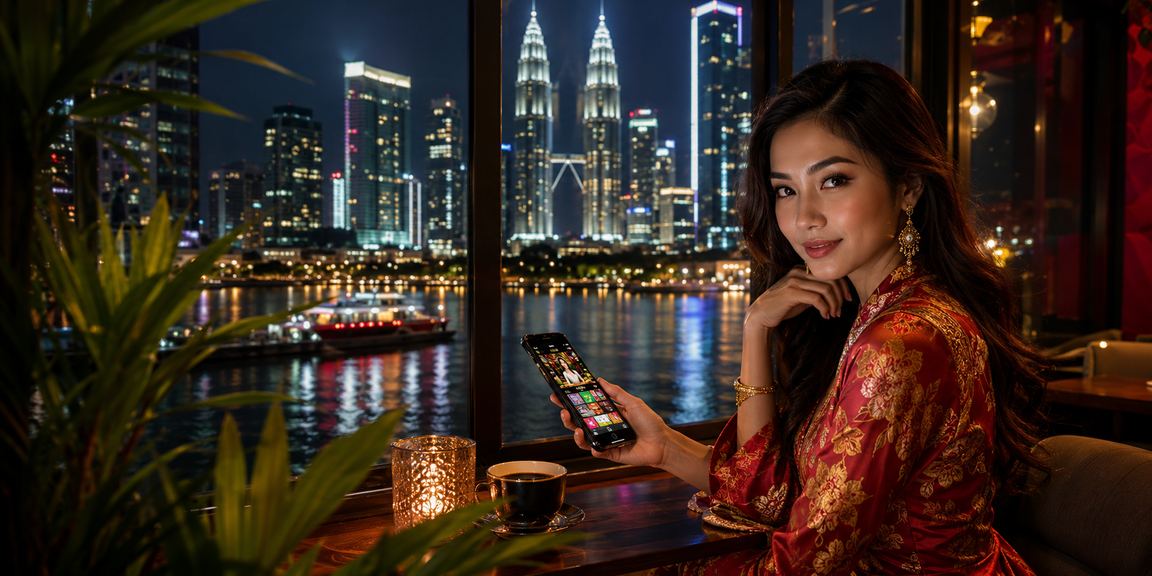 Suasana kasino Kuala Lumpur dengan meja Blackjack dan pemain tempatan